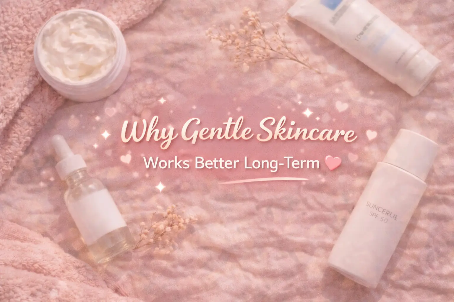 Why Gentle Skincare Works Better Long-Term